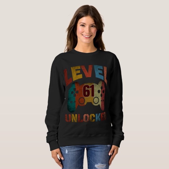 SUDADERA NIVEL 61 DESBLOQUEADO  (Anverso completo)