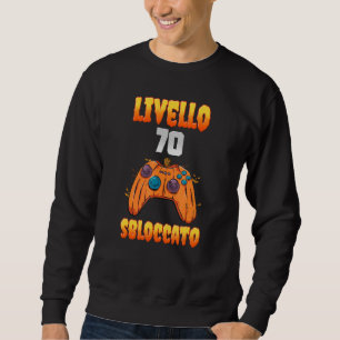Sudadera Nivel 70 Desbloqueado 70 Cumpleaños 70 Años Videoj
