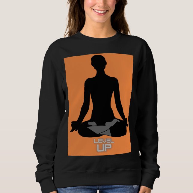 Sudadera Nivel arriba con yoga activo (Anverso)
