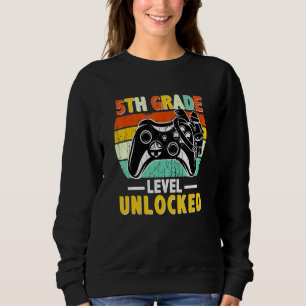 Sudadera Nivel de 5to Grado Desbloqueado Videojugador De Vu
