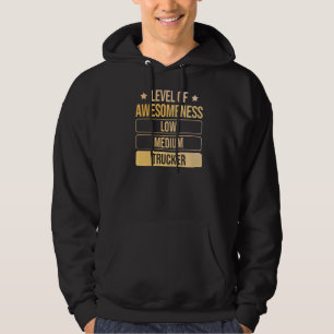 Sudadera Nivel De Conductor De Camión De Sensibilización