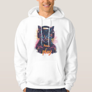 Sudadera Nivel de gatos de jugador arriba