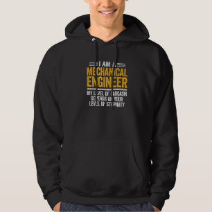 Sudadera Nivel De Ingeniería Mecánica De Sarcasmo