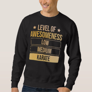 Sudadera Nivel De Karato De Sensibilización