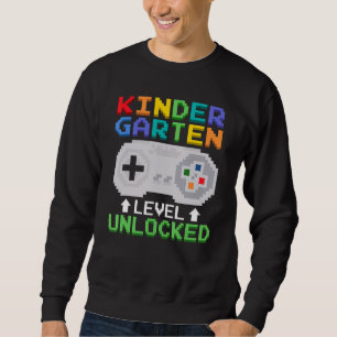 Sudadera Nivel de Kindergarten Juego de video de gamer sin 