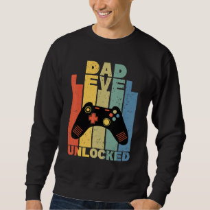 Sudadera Nivel de Papá Desbloqueado Embarazo 2023 Pronto Es
