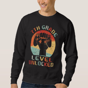 Sudadera Nivel de Séptimo Grado Desbloqueado Videojuego De 