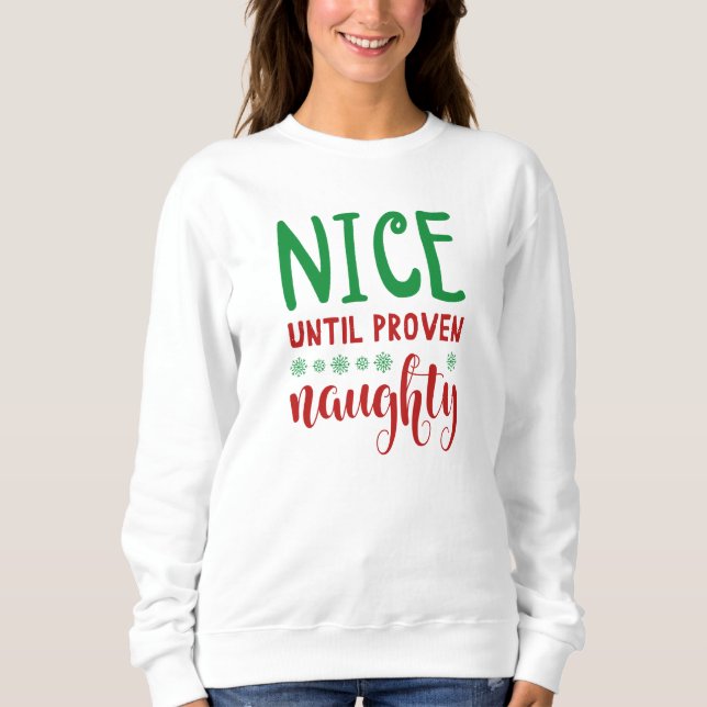Sudadera Niza hasta probada traviesa (Anverso)