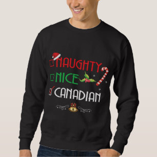 Sudadera Niza Naughty Grupo Canadiense que Coincide con Nav