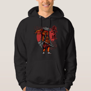 Sudadera Niza Retro Samurai - Samurai sostiene Katana