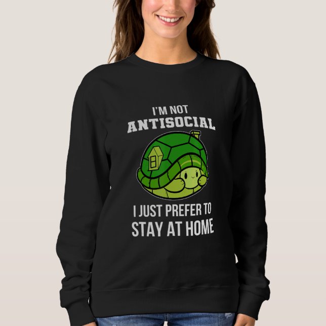 Sudadera No antisocial anti social (Anverso)