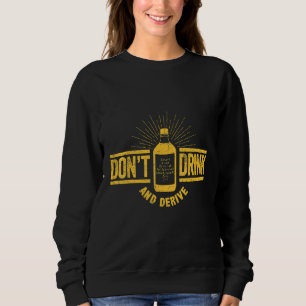 Sudadera No Beber Y Derivar Matemáticas De Chiste De Cálcul
