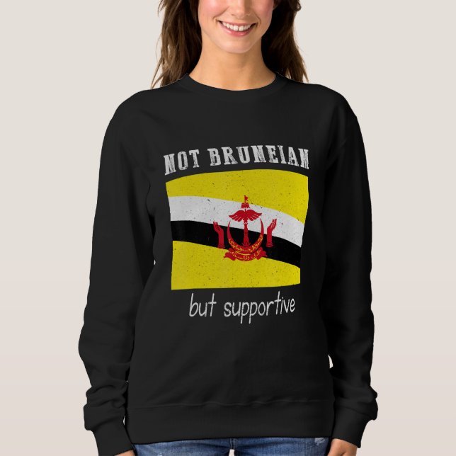 Sudadera No Bruneano Pero Apoyo Brunéi (Anverso)