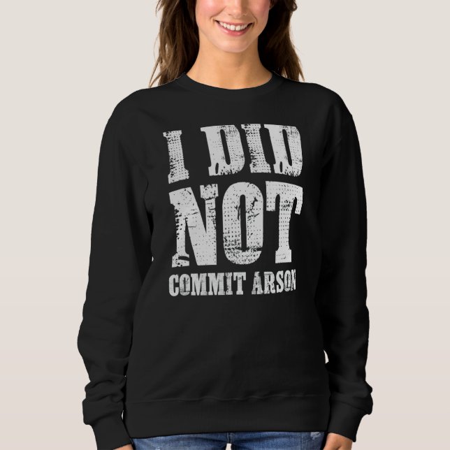Sudadera No Cometí Meme De Incendio (Anverso)