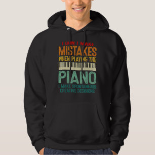 Sudadera No cometo errores cuando toco el piano