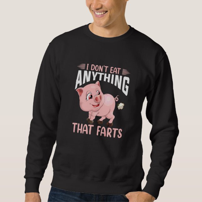 Sudadera No Como Nada Que Se Hace Pupu Comida Vegana Saluda (Anverso)