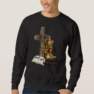 Sudadera No creo que Jesús lo haga así cruzando los botes B