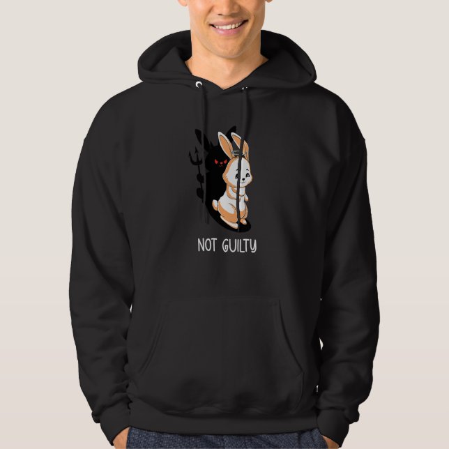 Sudadera No Culpable, Conejo Diablo No Culpable (Anverso)