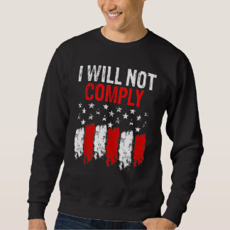Sudadera No Cumpliré La Bandera Estadounidense