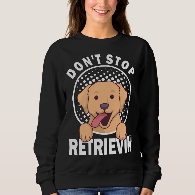 Sudadera No dejes de recuperar el Labrador Dorado (Anverso)
