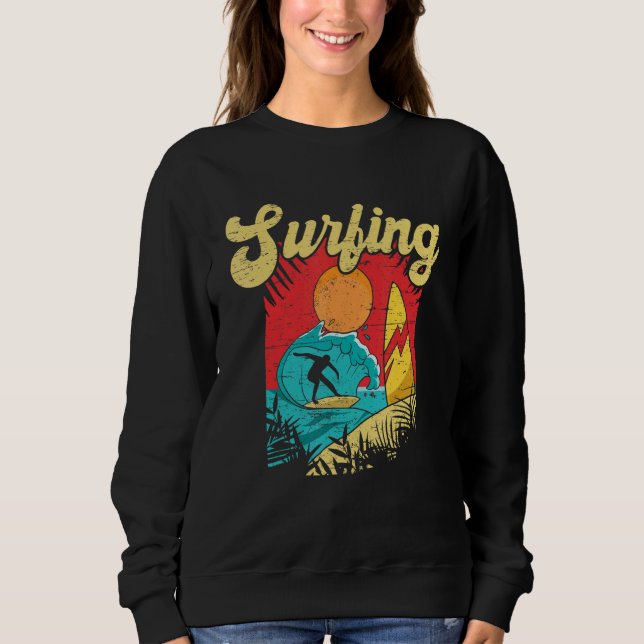 Sudadera No Dejes De Surfear Olas Del Mar Deportes Extremos (Anverso)
