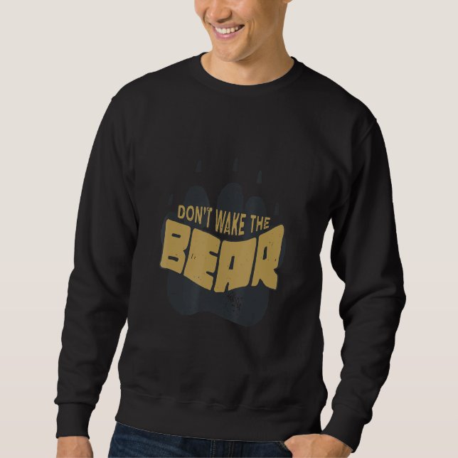 Sudadera No despiertes el cordón del oso (Anverso)