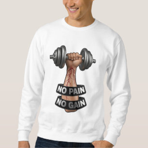 Sudadera NO DOLOR NI GANANCIA - Diseño de Motivación de Gim