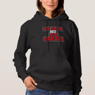 Sudadera No Dolor No Helado Fitness   Gimnasio Frase Cardio