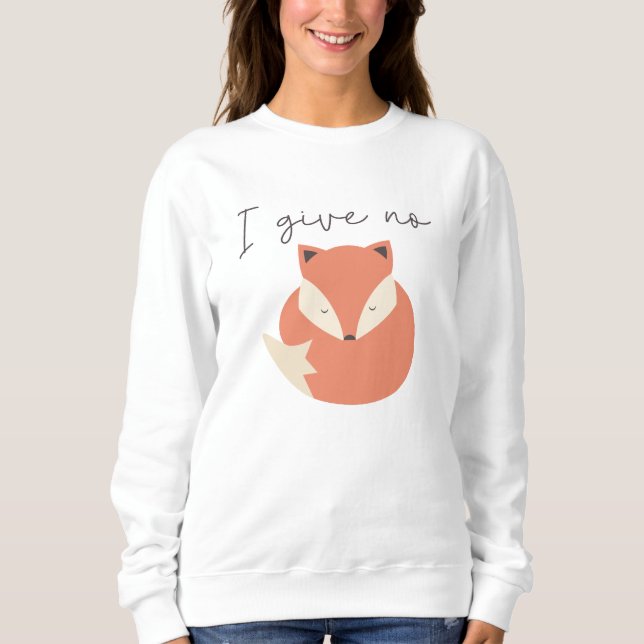 Sudadera No doy Fox (Anverso)