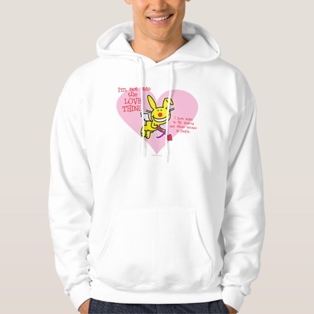Sudadera No en la cosa del amor (Anverso)