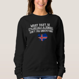 Sudadera ¿No entiendes volcán Islandia