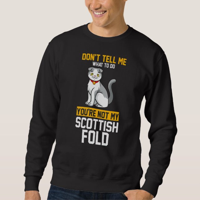 Sudadera No Eres Mi Doble Escocés (Anverso)