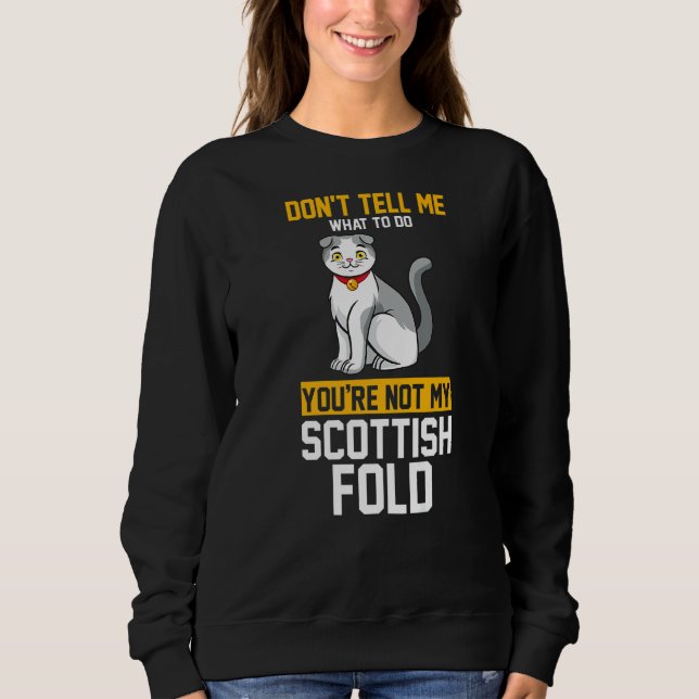 Sudadera No Eres Mi Doble Escocés (Anverso)