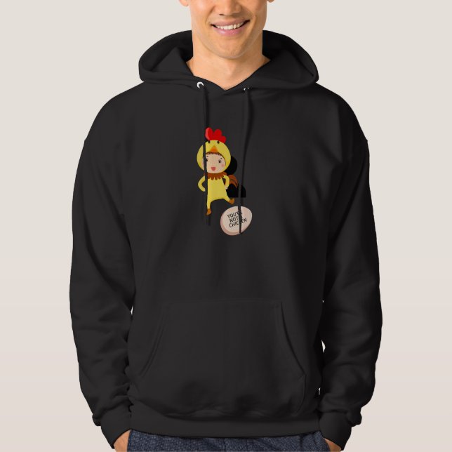 Sudadera No Eres Un Pollo   Chistes De Animales (Anverso)