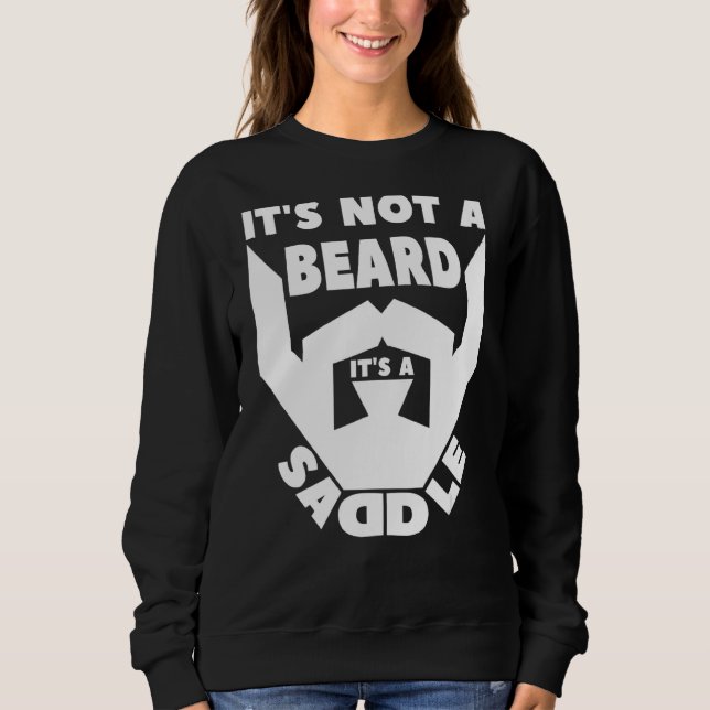 Sudadera No es barba es una silla (Anverso)