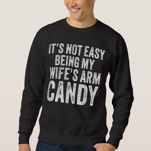 Sudadera No es fácil decir que mi esposa es un vago (Anverso)