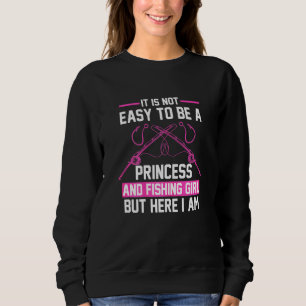 Sudadera No Es Fácil Pescado Chica Pescador Princesa