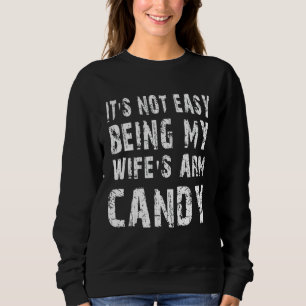 Sudadera No es fácil ser la cita del bastón de mi esposa