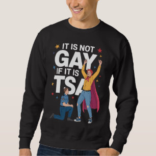 Sudadera No Es Gay Si Es TSA Humor De Seguridad De Aerolíne