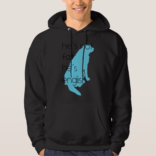 Sudadera No Es Gracioso, Es Azul Inglés (Anverso)