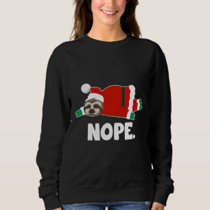 Sudadera No es gracioso que Santa Claus sea perezoso, no ho