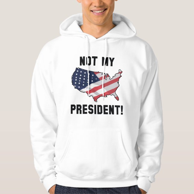 Sudadera No es mi presidente (Anverso)