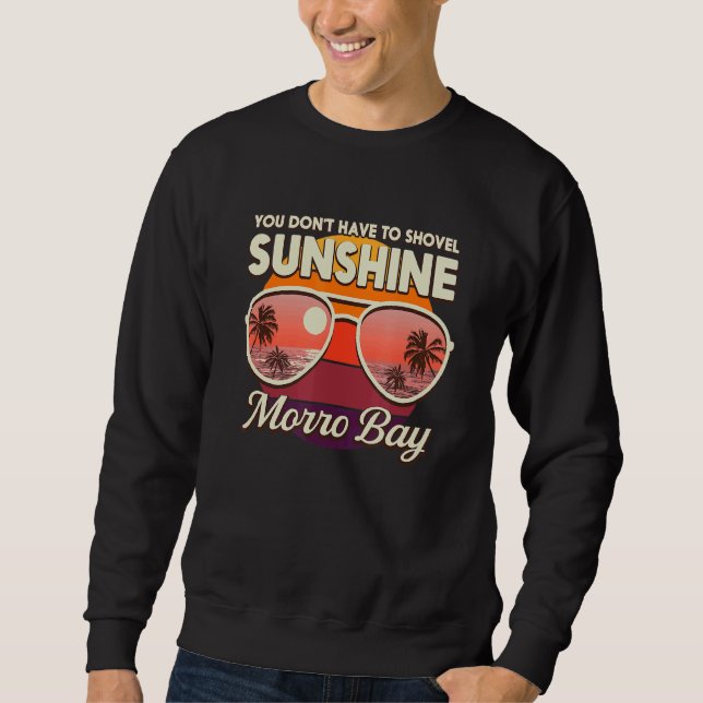 Sudadera No Es Necesario Salir Del Sol Morro Bay Beach (Anverso)