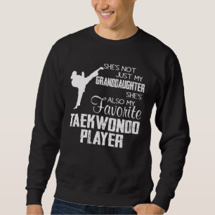 Sudadera No Es Sólo Mi Nieta Taekwondo Jugador