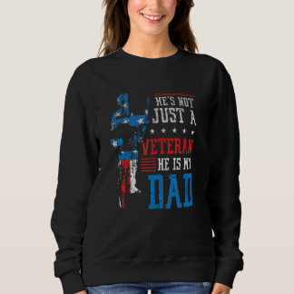 Sudadera No Es Sólo Un Veterano, Es Mi Padre Veterano Día F