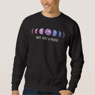 Sudadera No Es Solo una Fase Luna Bi Orgullo LGBT Bisexual
