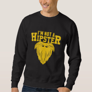 Sudadera No Es Un Humiador De Pipe Con Hipster Beart Hippie