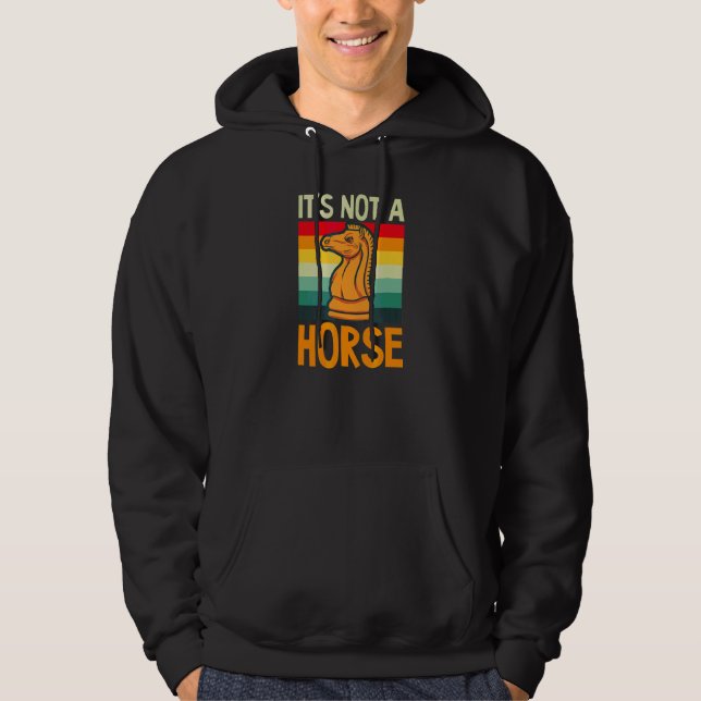 Sudadera No Es Un Jugador De Ajedrez De Caballo (Anverso)