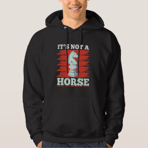 Sudadera No es un jugador de ajedrez de caballos