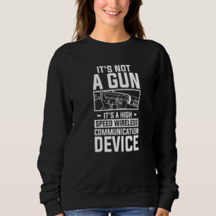 Sudadera No es una pistola, es una comunidad inalámbrica de